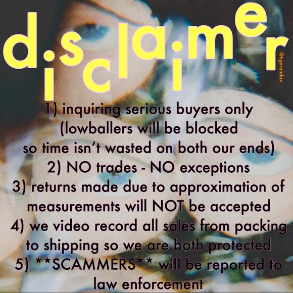 🌈about us🦄closet disclaimers💖 - Picture 4 of 5